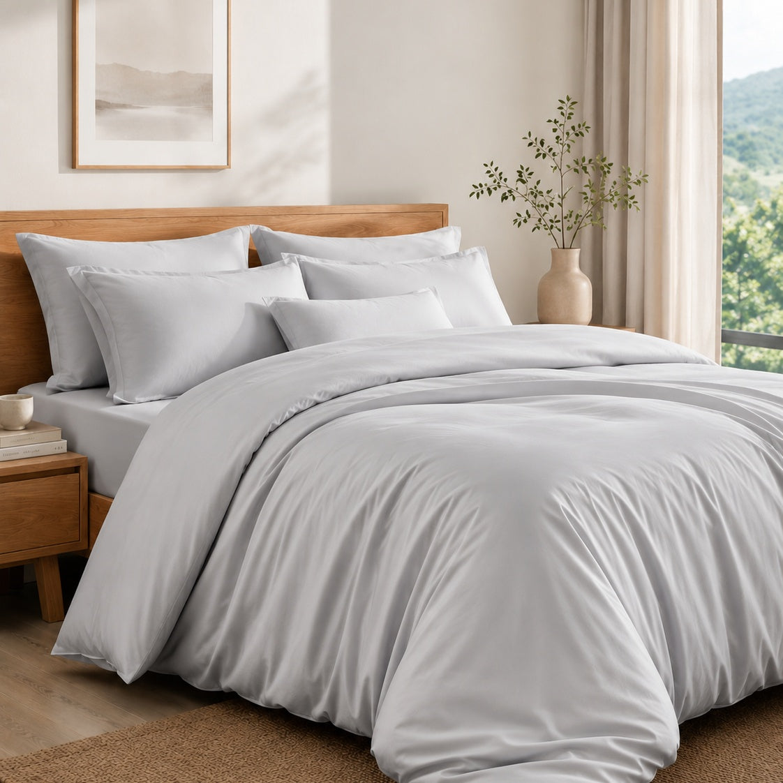 Solvessas™ SilverMist TENCEL™ Bedding Set