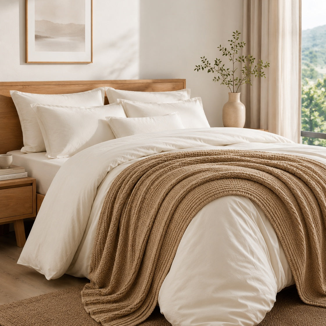 Solvessas™ CaféKnit Bed Throw